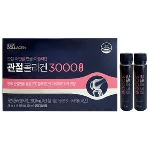 [에버콜라겐] [최유라쇼 단독] 관절콜라겐 3000 앰플 10주분 (25ml*14병*5박스), 14회분, 6박스