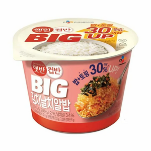 햇반 햇반컵반 BIG 김치날치알밥, 263g, 7개