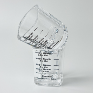 커피 에스프레소 샷잔 유리 샷글라스 100ml 홈카페 시럽 유리컵, 4. 에스프레소 샷글라스 1+1, 2개