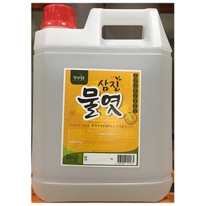 흰물엿(삼진 10kg)X2 업소용 말통 옛날 물엿 대용량 업소용 맥아조청, 2개, 10kg