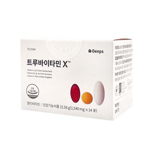 덴프스 종합비타민 트루바이타민X 1540mg, 14회분, 1박스