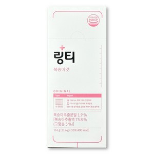 링티 복숭아맛, 11.6g, 20개