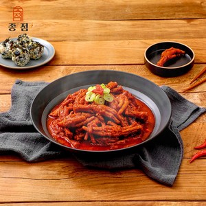 종점 신당동 떡볶이 국물닭발 중간맛, 550g, 1개