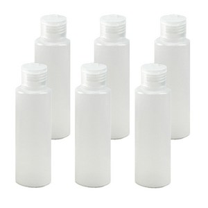 동운랩 심플 디스펜서 리필 공병 100ml, 6개입, 반투명, 반투명