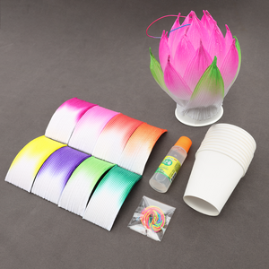 컵 연등 연꽃 만들기 재료 (10개) 부처님오신날