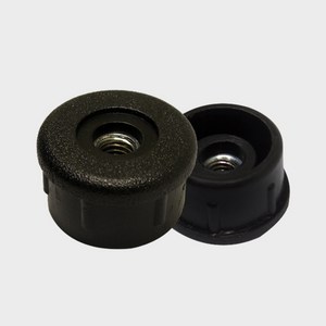 원형너트캡 높이조절 조절발 원속 너트 파이프캡, 25파이 (3/8mm) 4개, 1개