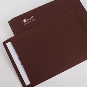245x330mm A4 두꺼운 대봉투 230g 규격형 서류봉투-20매, 딥브라운, 20매