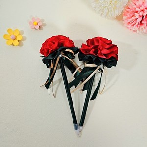 스승의날 카네이션 볼펜 장미꽃 볼펜 어버이날 선물, 2개, 카네이션볼펜