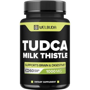 웰부다 투드카 TUDCA 밀크씨슬 1000mg 60베지캡슐, 60정, 1개