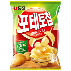 포테토칩 오리지널, 40g, 12개