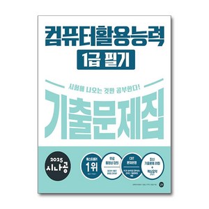 2025 시나공 컴퓨터활용능력1급 필기 기출문제집, 길벗