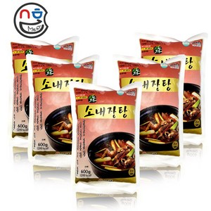 선봉 소내장탕 600g 내장탕 간편식품 냉동식품 즉석국 국밥 찌개 국 탕 대용량, 5개