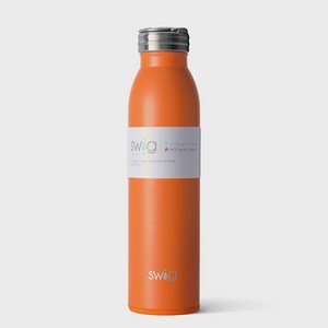 스위그 스텐 보온 보냉 매트 진공 보틀 텀블러 20oz(591ml), Matte Oange, 1개