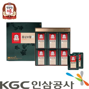 정관장 6년근 홍삼보활 30포 1200ml+쇼핑백 가정의달 추석 설 명절 선물세트(보자기포함) 1개, 1세트