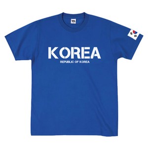 2023년 NEW 남녀공용 코리아 면 반팔 티셔츠 4종 KOREA