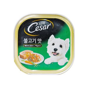 시저 반려견 주식캔, 불고기 맛, 100g, 17개