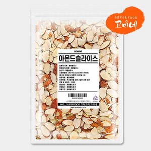 아몬드 슬라이스, 2개, 500g, 500g