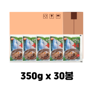 [아이스박스 무료] 농민식품 냉면육수 350g, 30개