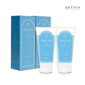 아르투아 송 퍼퓸 핸드&바디로션 ( 깨끗한 비누향 프리지아향 ), 2개, 140ml