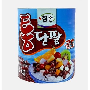 참존 통단팥 골드 3kg (6개1박스) 빙수팥 통조림팥 3kg 6개, 6개