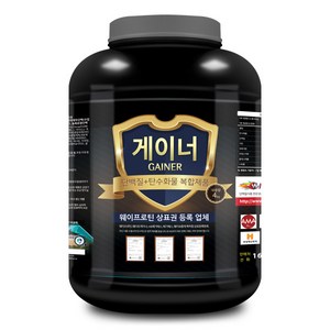 웨이테크 게이너 단백질 보충제 복합형 벌크업 헬스보충제/사은품 증정, 1개, 4kg