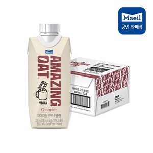 어메이징오트 오트 초콜릿 음료, 330ml, 12개