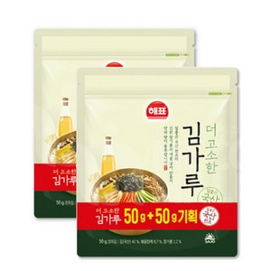 사조 해표고소한 김가루 50g+50g, 5개, 100g