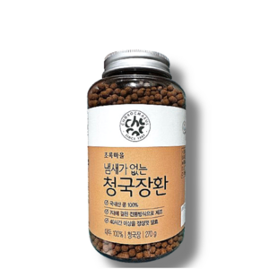 순창 문옥례식품의 노하우로 만든 냄새가 없는 청국장환 270g 초록마을, 1개