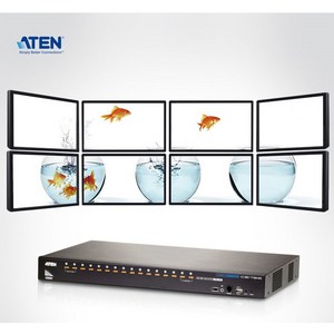 ATEN 에이텐 CS17916 HDMI KVM 16포트 USB 스위치, 1개