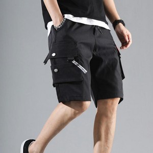 벤티브 남자 5부라벨건빵 반바지 밴딩 팬츠 스트릿팬츠