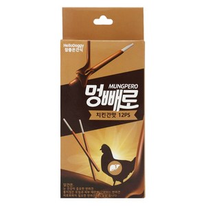 참좋은간식 멍빼로 강아지간식 12p, 치킨간, 96g, 6개