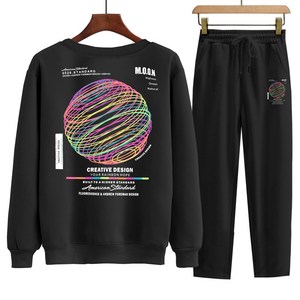 SET 슈프림 특양 오버핏 맨투맨 특양일자팬츠 오션 트레이닝세트