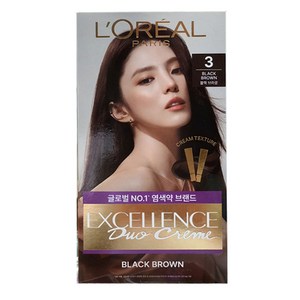 로레알파리 엑셀랑스 듀오크림 염모제 3호, 로레알 듀오크림 3호, 1개