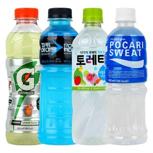 토레타500ml &게토레이600ml &파워에이드600ml &포카리스웨트500ml x각5개(총20개)///, 500ml, 1세트