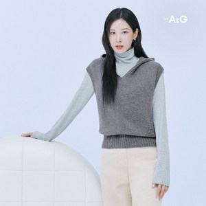 [론칭가69 900원]더엣지 24FW 울100% 후드 니트베스트 1종