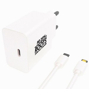 디에이치몰 루츠 25W PD PPS 국내생산 초고속 충전기 C TO 8 케이블 포함, 화이트, 1개