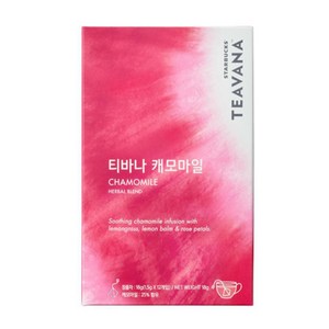 스타벅스 티바나 캐모마일, 1.5g, 12개입, 1개