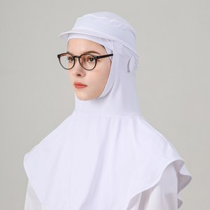 제이앤제이몰 위생모 조리모 급식모자 위생모자 모음 27종, 창있는 일체형 스판덱스 위생모, 화이트[JJ-324], 1개