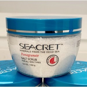 시크릿 사해소금 바디각질제거 솔트 스크럽 (파머그래넛) 350g Seacet Salt Scub Pomeganate, 1개