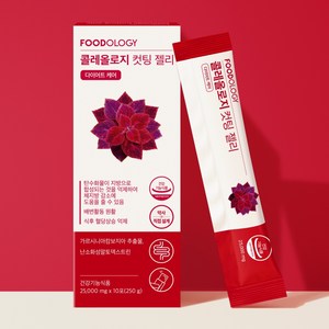 푸드올로지 콜레올로지 컷팅 젤리, 250g, 3개