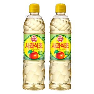 오뚜기 사과식초, 900ml, 2개