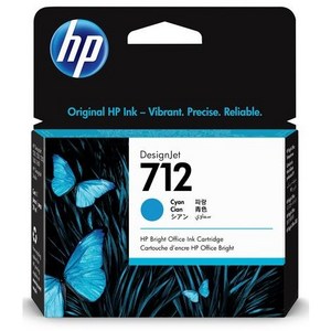 HP712 파랑(사이언) 잉크 3ED67A 디자인젯T650 T630 T230 T250, 1개