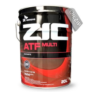 ZIC ATF MULTI 20L 자동미션오일 미션오일, 1개, 공용