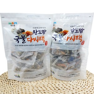 (완도맘) 국내산 원물 다시팩, 160g, 2개