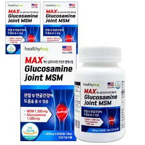 관절 건강 MSM 프리미엄 1000mg 60정, 3개