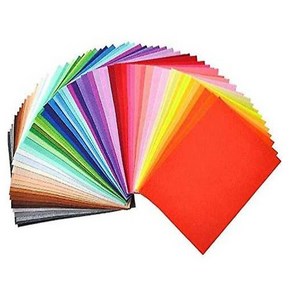 펠트지 하드유수지 10색 무지개컬러 1.2mm A3, 진브라운