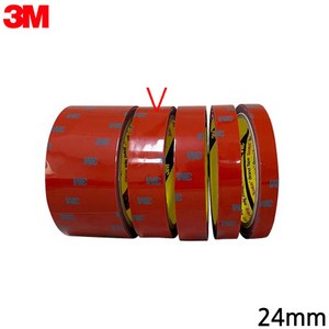 3M 폼양면테이프 몰딩 액자부착 24mm 초강력 자동차내장 산업용