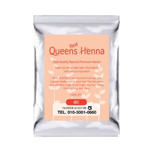 정품 퀸즈헤나 리얼 천연염색헤나 퀸즈헤나 리얼퀸즈헤나 헤나정품, 리얼1)-레드, 1개
