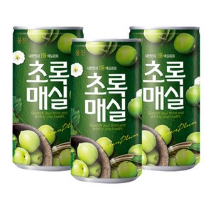 웅진 초록매실 180ml, 90개