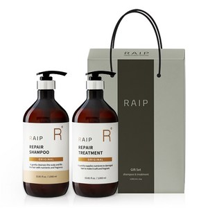 라입 리페어 샴푸 1L + 트리트먼트 1L 오리지널 선물세트, 1세트